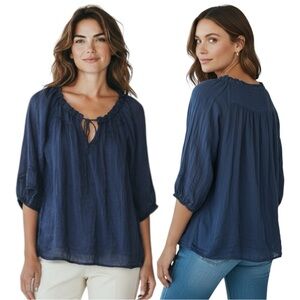 Pookie & Sebastian Silk Blend Blouse